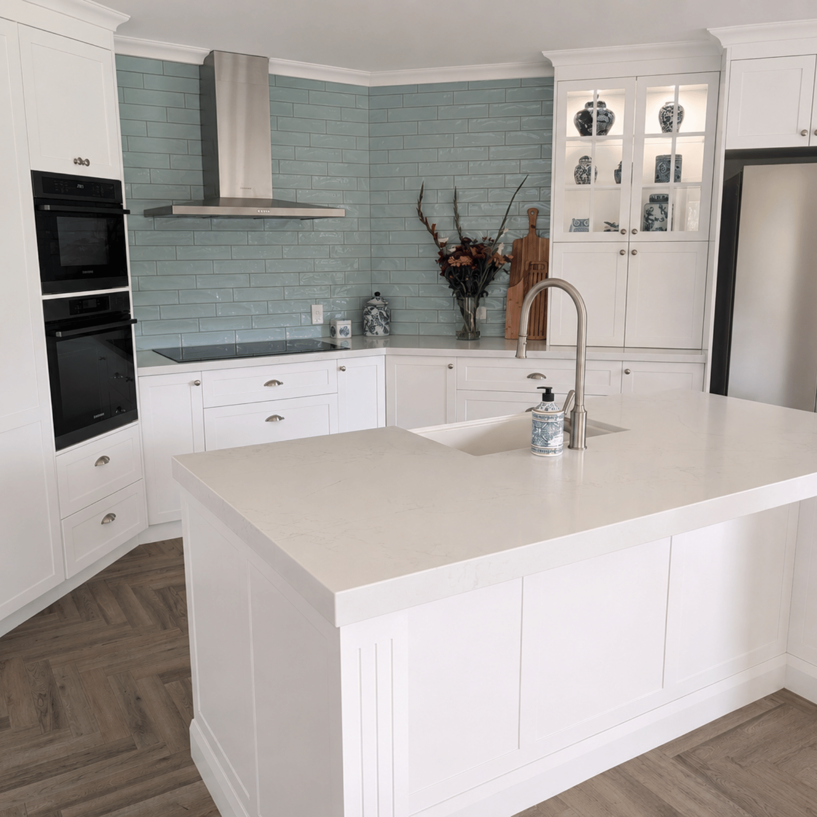 Completed coastal kitchen transformation in Urangan